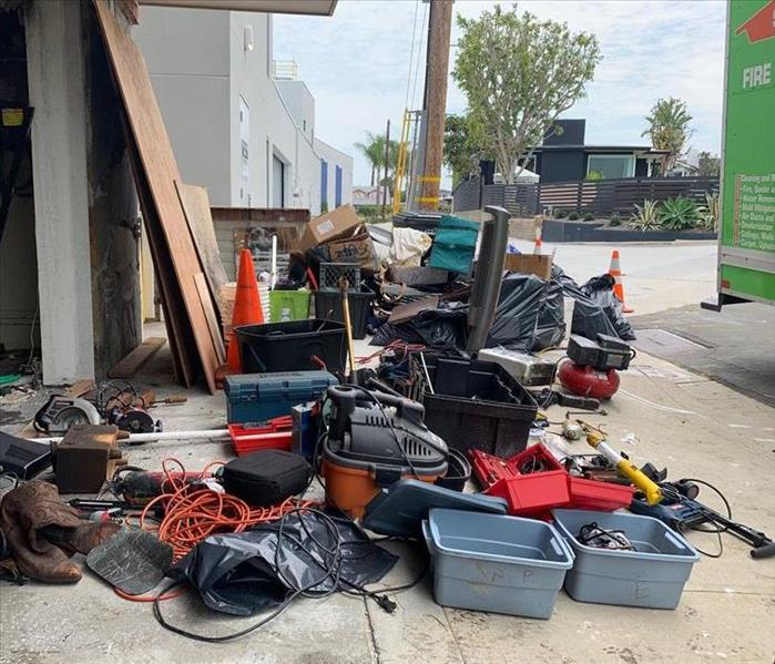 Fire cleanup Newport Beach