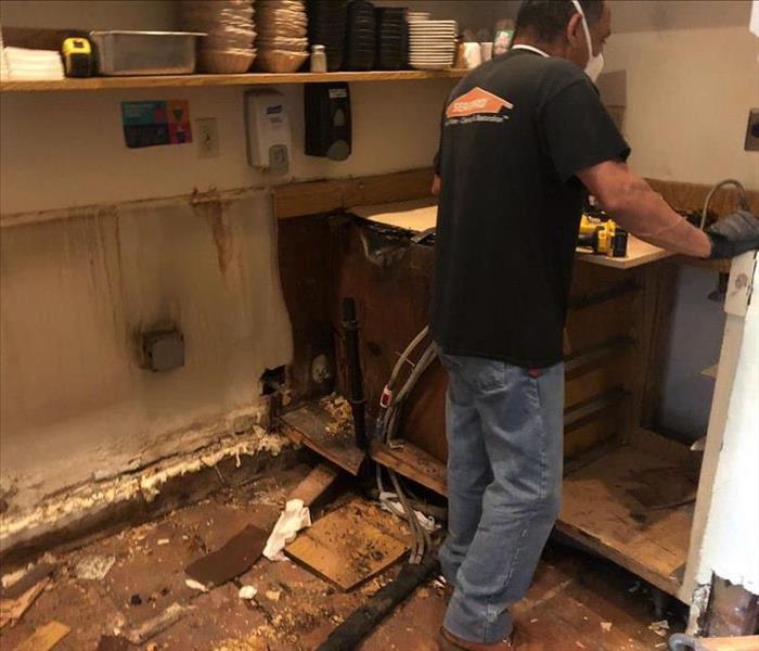 Water damage cleanup
